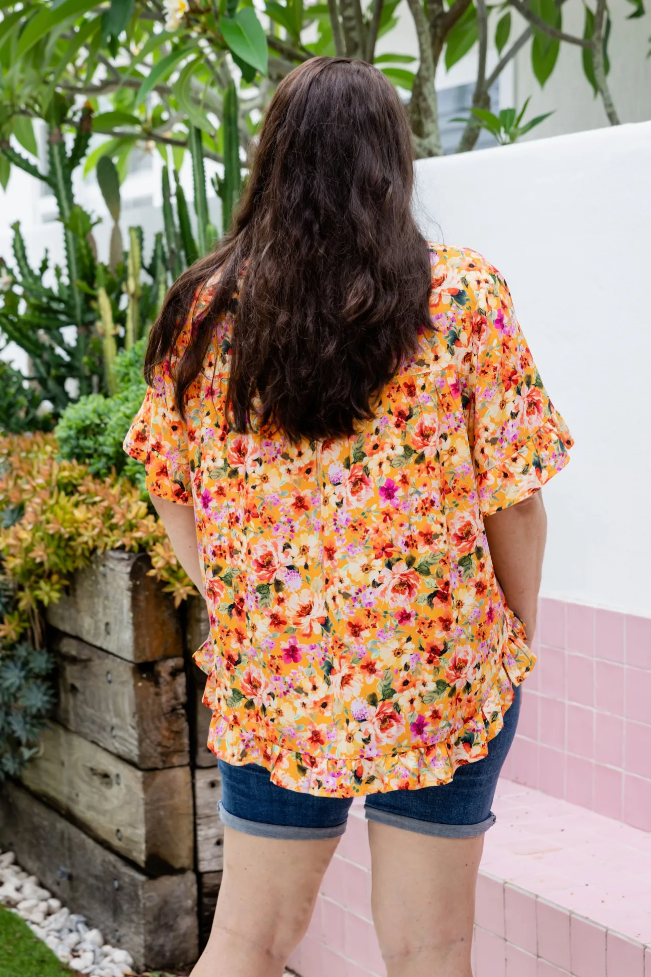 Proud Poppy Clothing Natalie Top in Sunshine Floral SunshineFloral Fashion