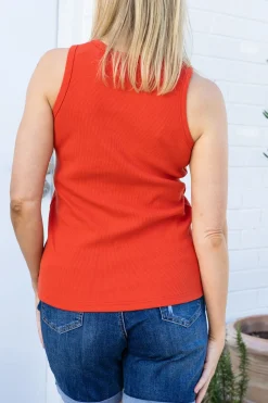 Proud Poppy Clothing NEW Kira Tank in Orange Sale
