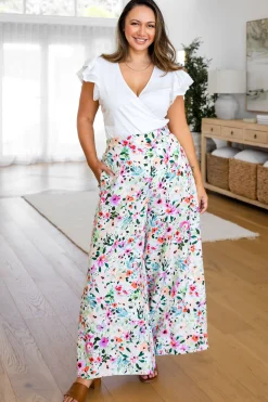 Proud Poppy Clothing Noah Full Length Pants in Rose Fleur RoseFleur New