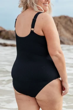 Proud Poppy Clothing Noosa Tie One Piece in Black Fashion