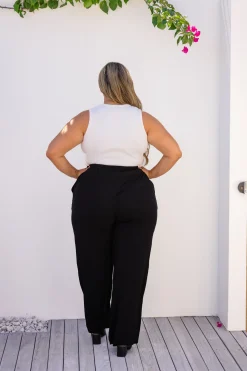 Proud Poppy Clothing Nora Tassel Tie Pants in Black Online