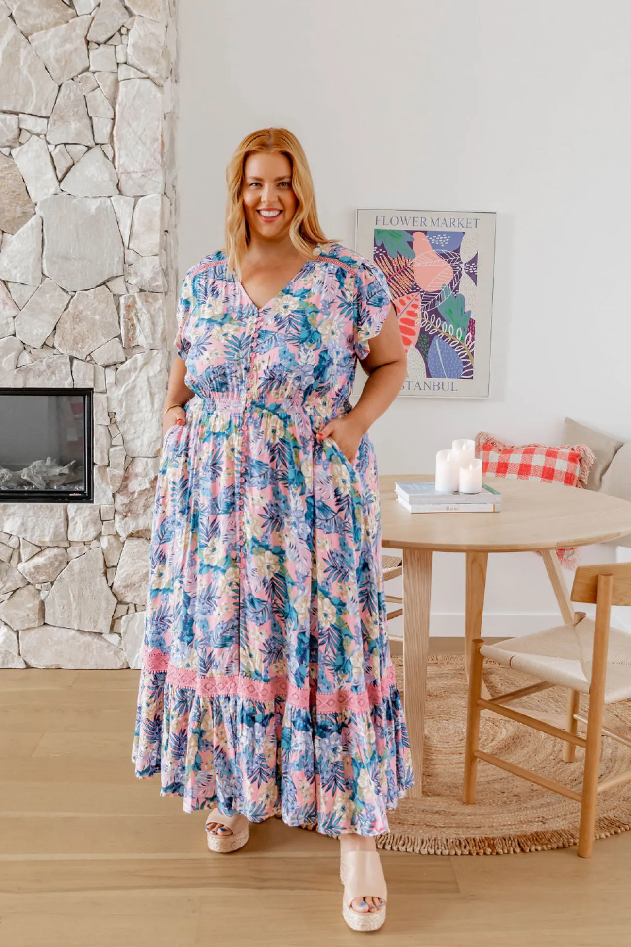 Proud Poppy Clothing Paradise Maxi Floral Dress Online