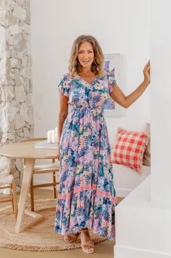Proud Poppy Clothing Paradise Maxi Floral Dress Online