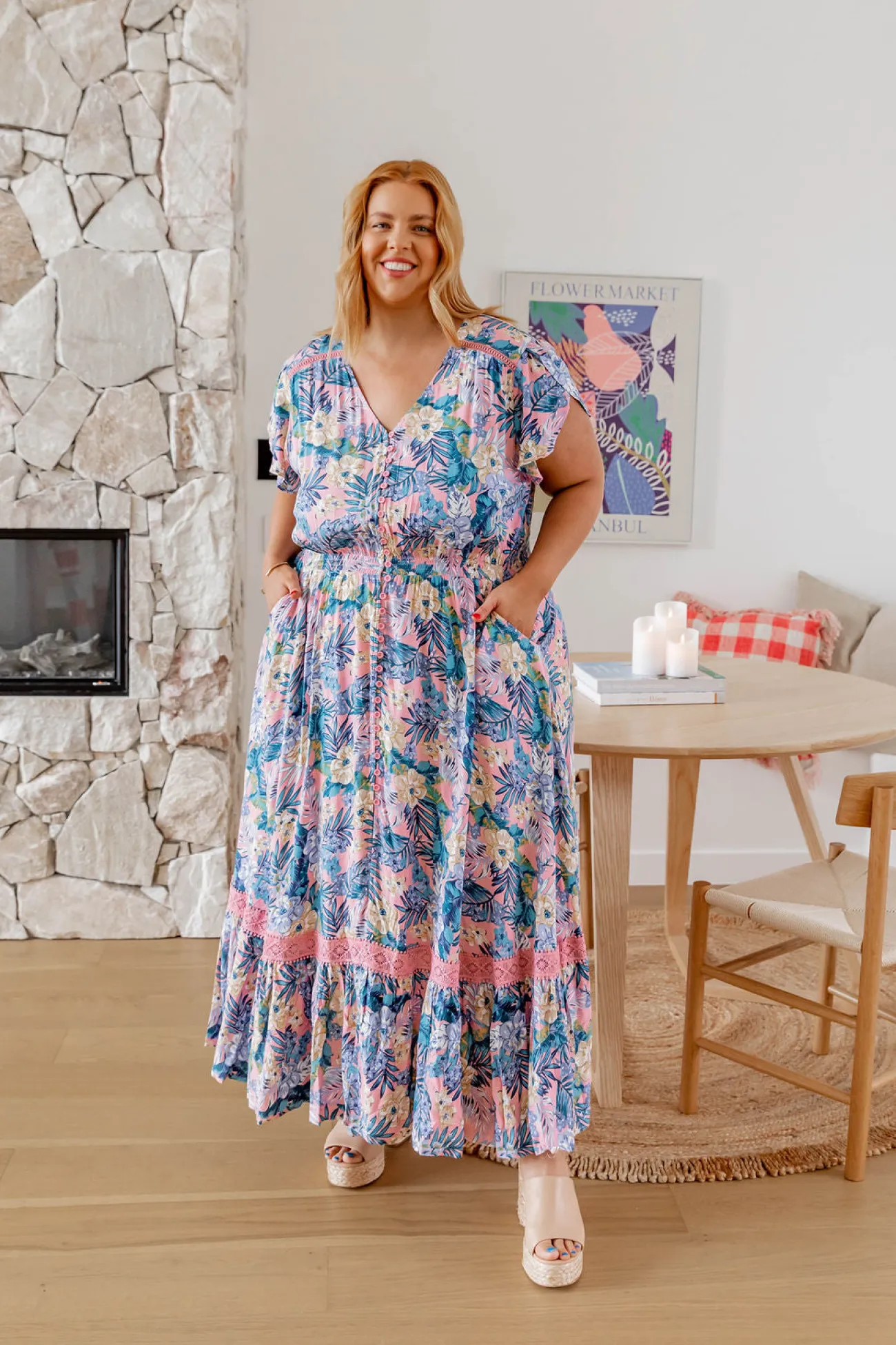 Proud Poppy Clothing Paradise Maxi Floral Dress Online