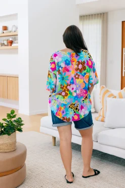 Proud Poppy Clothing Peak Top in Floral Fancy by Kasey Rainbow Clearance