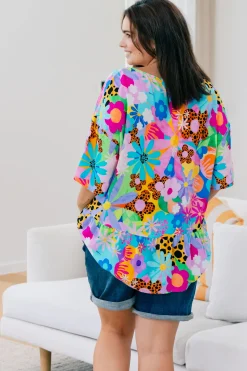 Proud Poppy Clothing Peak Top in Floral Fancy by Kasey Rainbow Clearance