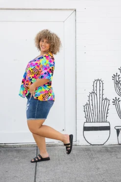Proud Poppy Clothing Peak Top in Messy Mind by Kasey Rainbow Fashion
