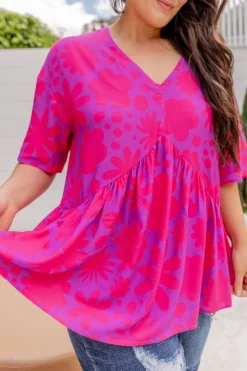 Proud Poppy Clothing Peak Top in Summer Floral by Kasey Rainbow Best