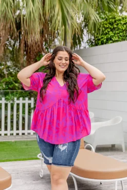 Proud Poppy Clothing Peak Top in Summer Floral by Kasey Rainbow Best