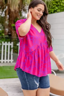 Proud Poppy Clothing Peak Top in Summer Floral by Kasey Rainbow Best