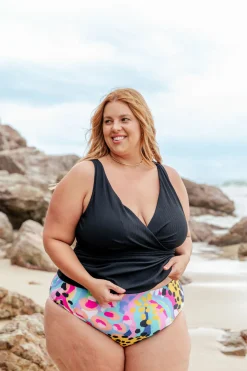 Proud Poppy Clothing Pearl Bikini Pants in Kasey Swim by Kasey Rainbow Clearance