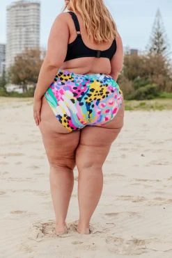 Proud Poppy Clothing Pearl Bikini Pants in Kasey Swim by Kasey Rainbow Clearance