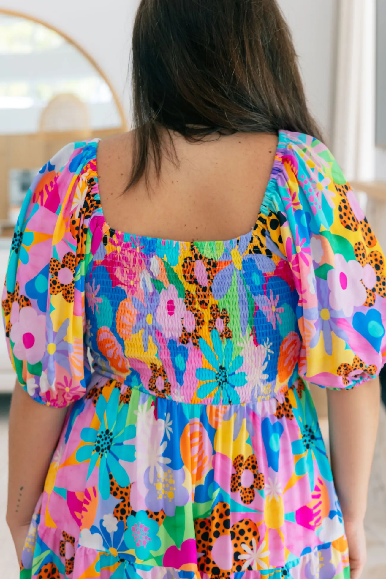 Proud Poppy Clothing Peri Party Dress in Floral Fancy by Kasey Rainbow Outlet
