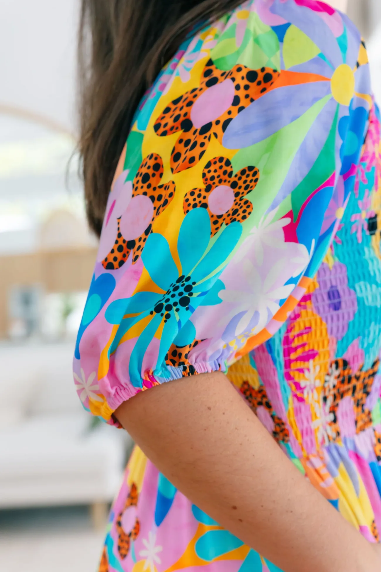 Proud Poppy Clothing Peri Party Dress in Floral Fancy by Kasey Rainbow Outlet