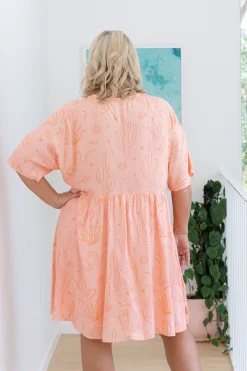 Proud Poppy Clothing Piper Dress in Orange Sahara OrangeSahara Hot