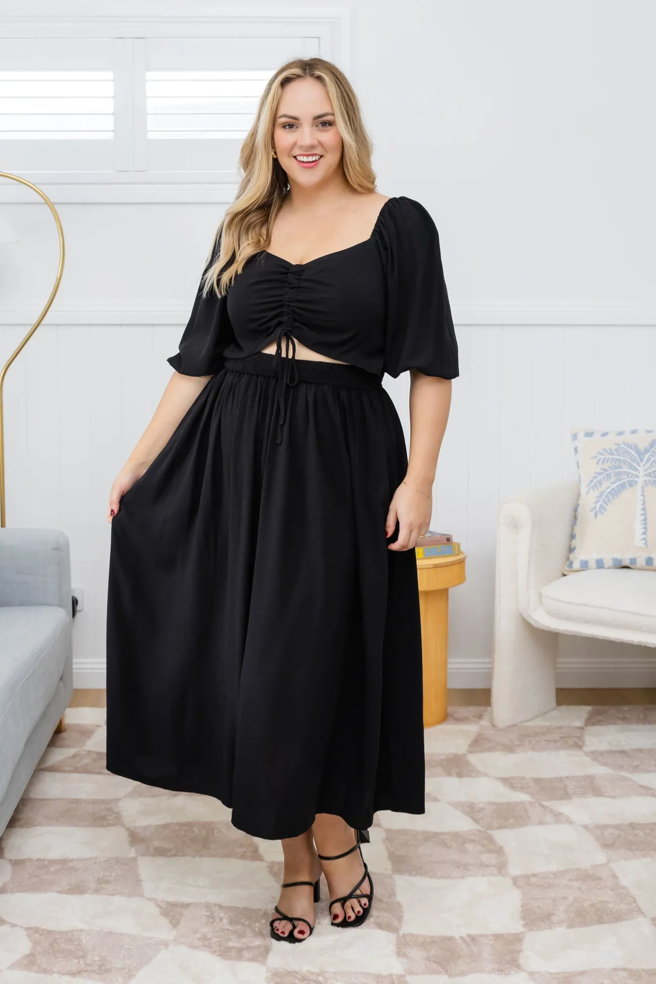 Proud Poppy Clothing Pippa Cut Out Dress in Black Online