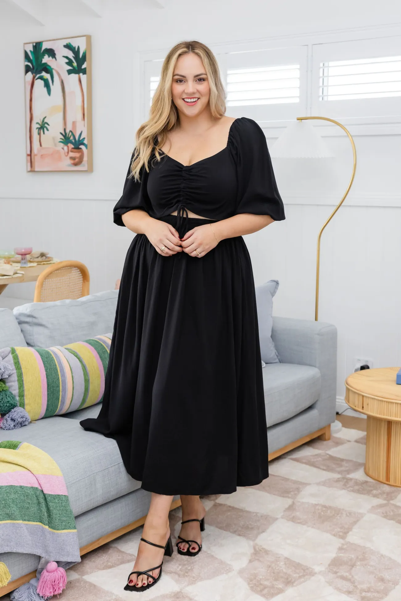 Proud Poppy Clothing Pippa Cut Out Dress in Black Online