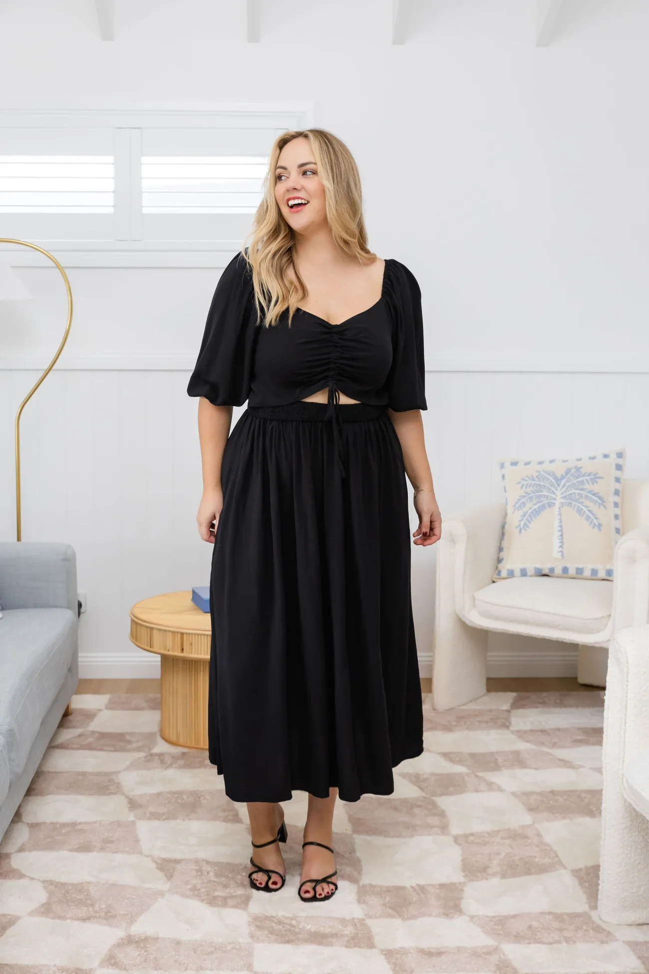 Proud Poppy Clothing Pippa Cut Out Dress in Black Online