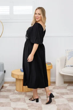 Proud Poppy Clothing Pippa Cut Out Dress in Black Online