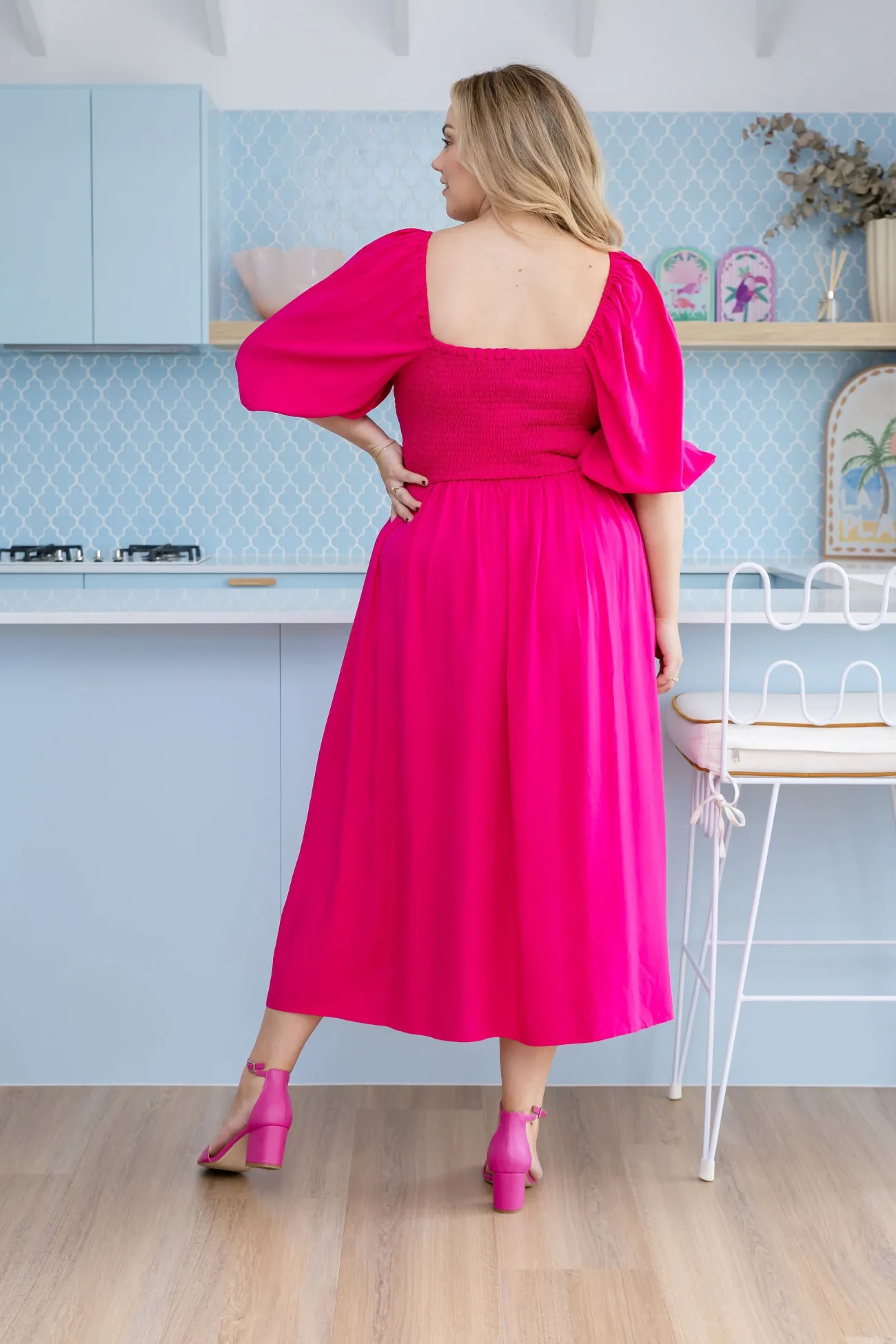 Proud Poppy Clothing Pippa Cut Out Dress in Pink Discount