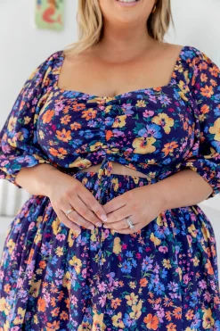 Proud Poppy Clothing Pippa Cut Out Dress in Posie Discount