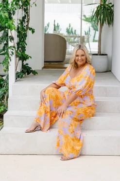 Proud Poppy Clothing Pippa Jumpsuit in Honey Bloom HoneyBloom Clearance
