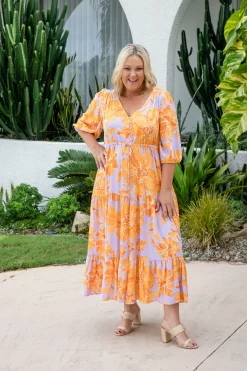 Proud Poppy Clothing *PRE-ORDER* Billie Dress in Honey Bloom HoneyBloom Online