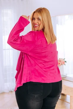 Proud Poppy Clothing Quinn Jacket in Fuchsia Pink FuchsiaPink Online