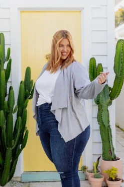 Proud Poppy Clothing Quinn Jacket in Silver Best