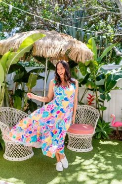 Proud Poppy Clothing Ronnie Dress in Peachy Keen by Kasey Rainbow Online