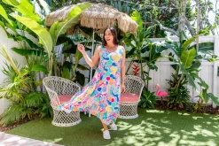 Proud Poppy Clothing Ronnie Dress in Peachy Keen by Kasey Rainbow Online