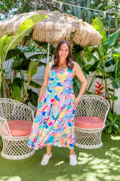 Proud Poppy Clothing Ronnie Dress in Peachy Keen by Kasey Rainbow Online