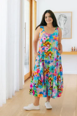 Proud Poppy Clothing Ronnie Maxi Dress in Floral Fancy by Kasey Rainbow Hot