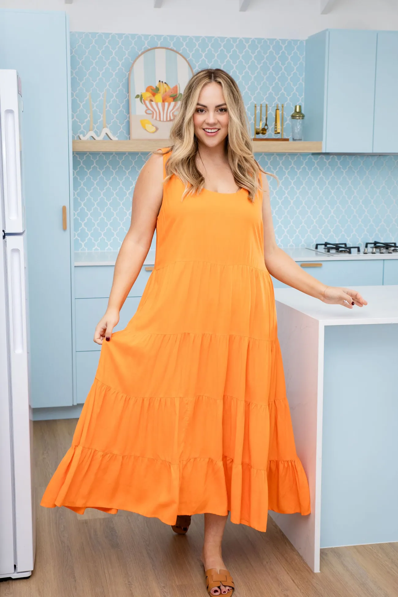 Proud Poppy Clothing Ronnie Maxi Dress in Orange Online