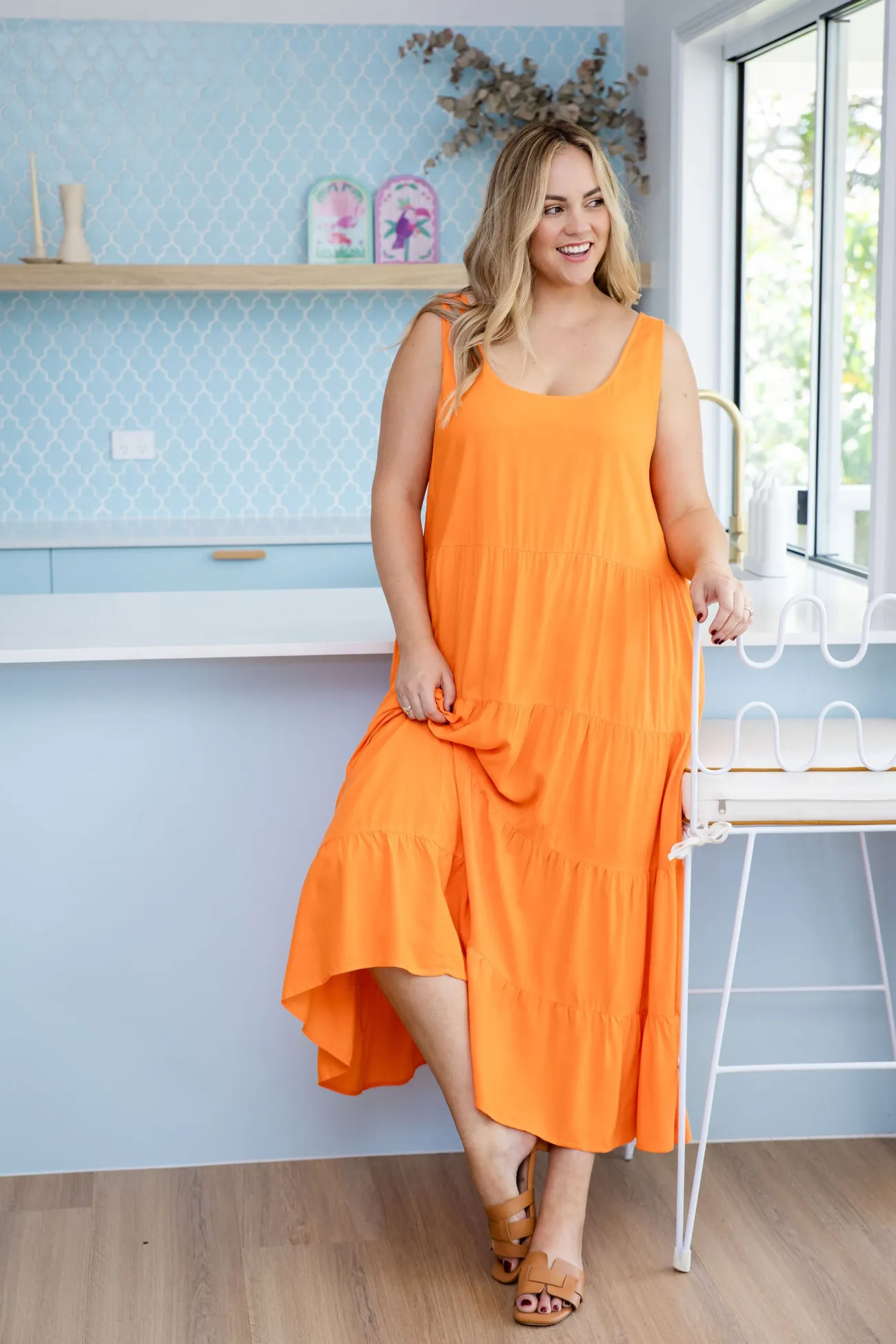 Proud Poppy Clothing Ronnie Maxi Dress in Orange Online