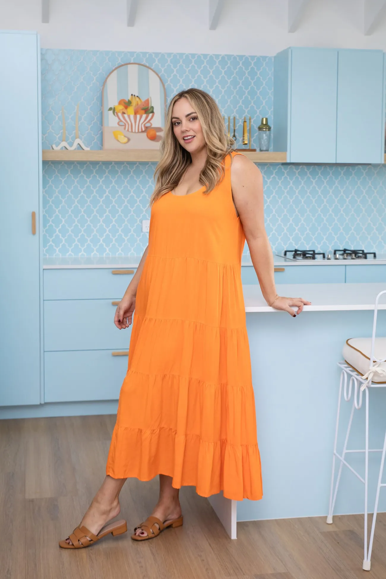 Proud Poppy Clothing Ronnie Maxi Dress in Orange Online