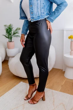 Proud Poppy Clothing Ryder Wet Look Pants Discount