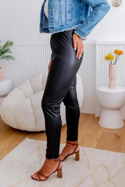 Proud Poppy Clothing Ryder Wet Look Pants Discount
