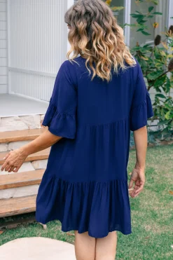 Proud Poppy Clothing Sadie Dress in Navy Outlet