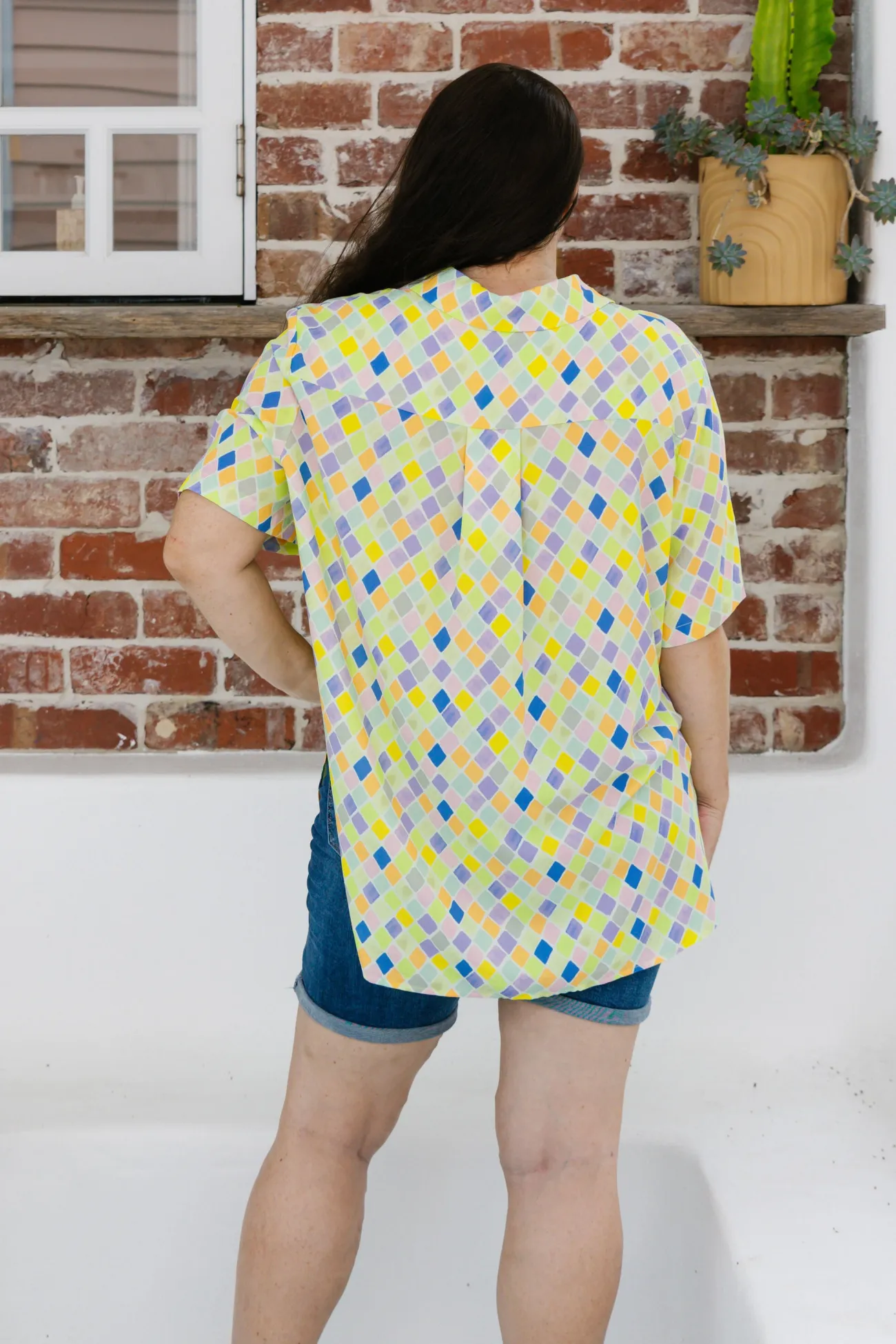 Proud Poppy Clothing Samara Shirt in Diced Online