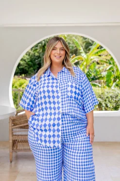 Proud Poppy Clothing Samara Shirt in Sorrento Hot
