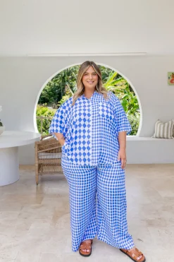 Proud Poppy Clothing Samara Shirt in Sorrento Hot
