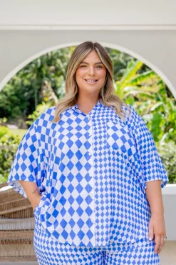 Proud Poppy Clothing Samara Shirt in Sorrento Hot