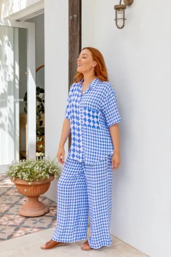 Proud Poppy Clothing Samara Shirt in Sorrento Hot