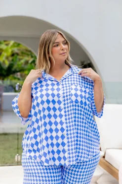 Proud Poppy Clothing Samara Shirt in Sorrento Hot