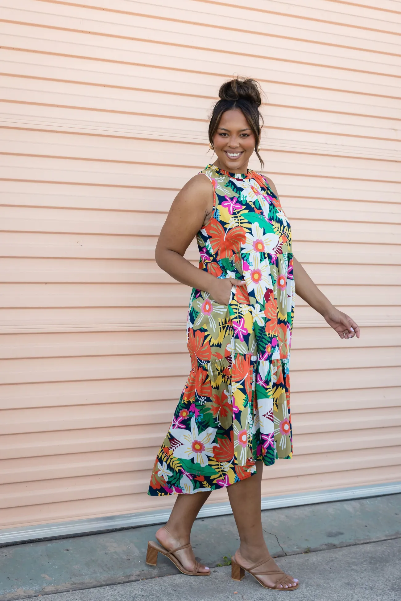 Proud Poppy Clothing Sammy Dress in Tropicana Sale