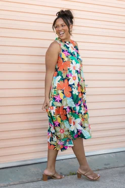 Proud Poppy Clothing Sammy Dress in Tropicana Sale