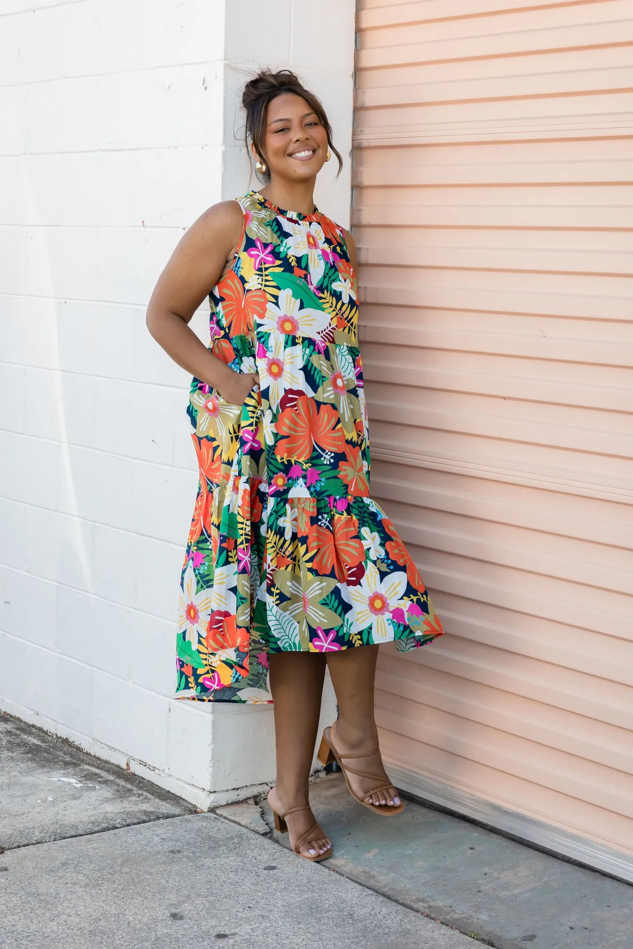 Proud Poppy Clothing Sammy Dress in Tropicana Sale