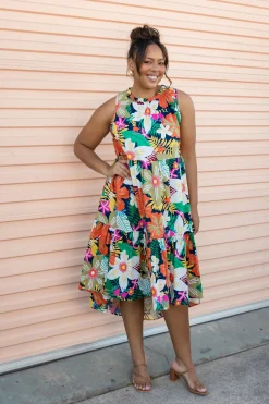 Proud Poppy Clothing Sammy Dress in Tropicana Sale