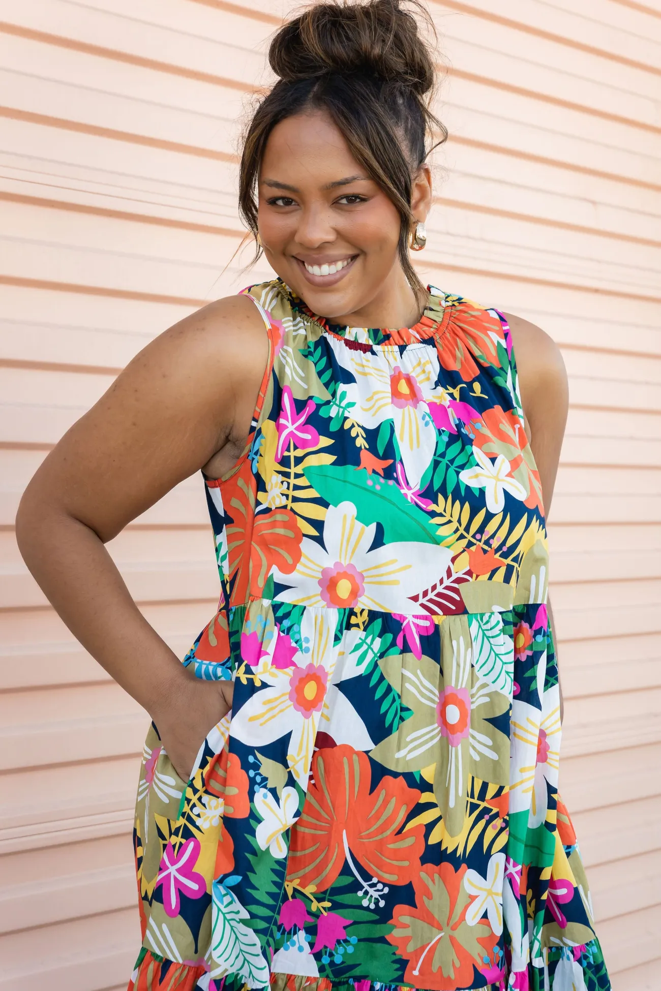 Proud Poppy Clothing Sammy Dress in Tropicana Sale